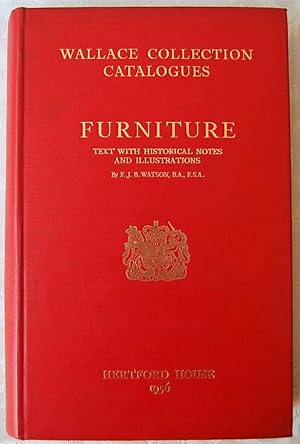 FURNITURE. WALLACE COLLECTION CATALOGUES.