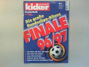 Image du vendeur pour Kicker-Sonderheft Bundesliga Finale 1996/97. mis en vente par Antiquariat Matthias Drummer