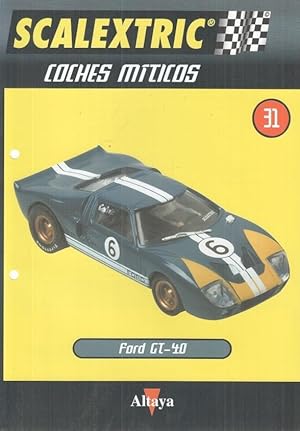 Seller image for Lamina numerada 31: Scalextric Coches Miticos (Altaya) for sale by EL BOLETIN