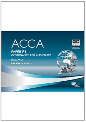 Imagen del vendedor de Acca - P1 Governance, Risk and Ethics: Passcard a la venta por WeBuyBooks