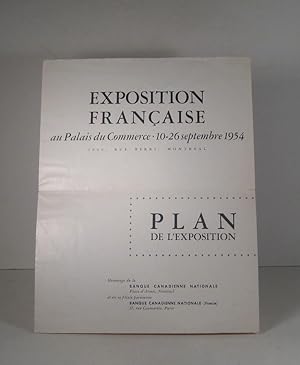 Exposition française au Palais du Commerce. 10 - 26 septembre 1954. Plan de l'Exposition