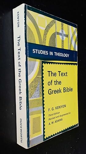 The Text of the Greek Bible