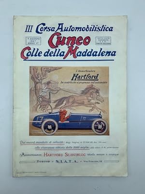 III corsa automobilistica in salita Cuneo - Colle della Maddalena riservata alle vetture sport or...