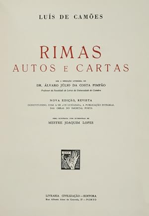 RIMAS, AUTOS E CARTAS.