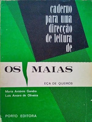 Seller image for CADERNO PARA UMA DIRECO DE LEITURA DE OS MAIAS. [2 Edio] for sale by Livraria Castro e Silva