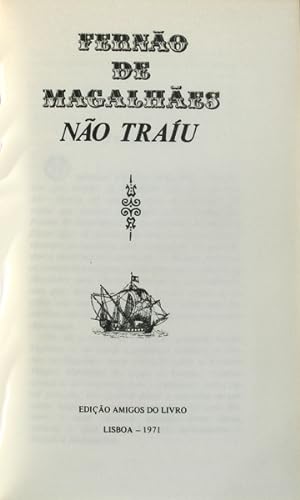 Seller image for FERNO DE MAGALHES, NO TRAU. for sale by Livraria Castro e Silva