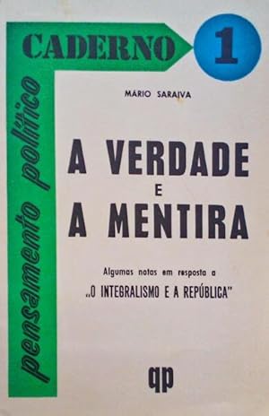 Immagine del venditore per A VERDADE E A MENTIRA. venduto da Livraria Castro e Silva