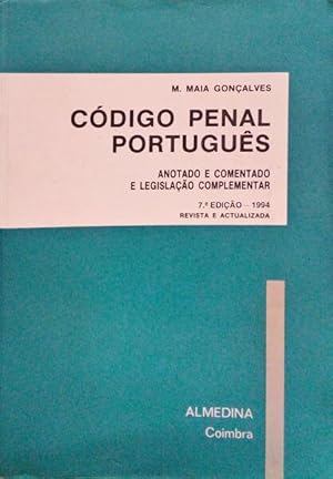 Seller image for CDIGO PENAL PORTUGUS. [7. EDIO] for sale by Livraria Castro e Silva