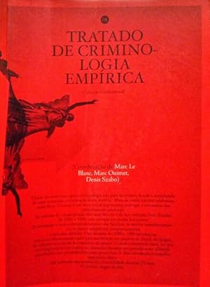 Seller image for TRATADO DE CRIMINOLOGIA EMPRICA. for sale by Livraria Castro e Silva