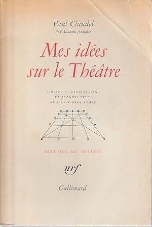 Seller image for Mes ides sur Thtre, for sale by L'Odeur du Book