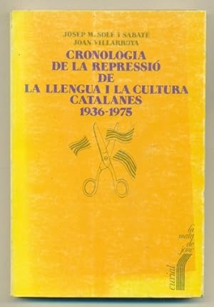 Seller image for CRONOLOGIA DE LA REPRESSIO DE LA LLENGUA I LA CULTURA CATALANES (1936-1975) for sale by Ducable Libros