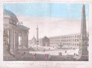 Prospectus Splendoris Romae Antiquae/Rome dans som Ancienne Splendeur.,Original 18th Century vue ...