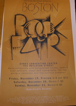 Seller image for The 17th Annual Boston International Antiquarian Book Fair. November 19-21, 1993. for sale by Wittenborn Art Books