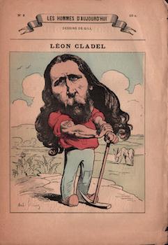 Léon Cladel (Les Hommes d'aujourd'hui, No. 2). Cat. rais. pages 188-191. Illustrated on page189.