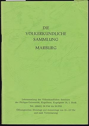 Bild des Verkufers fr Die vlkerkundliche Sammlung Marburg zum Verkauf von Graphem. Kunst- und Buchantiquariat