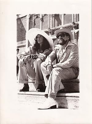 Seller image for Original photograph of Tennessee Williams and Marisa Berenson in Venice, circa 1972 for sale by Royal Books, Inc., ABAA