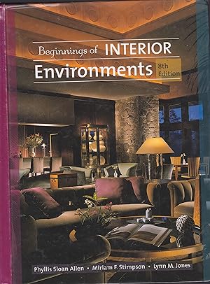 Bild des Verkufers fr Beginnings of Interior Environment (8th Edition) zum Verkauf von Riverhorse Books
