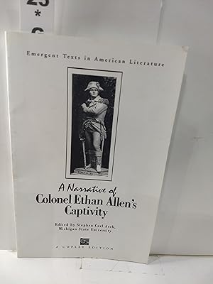 Seller image for A Narrative of Colonel Ethan Allen's Captivity for sale by Fleur Fine Books