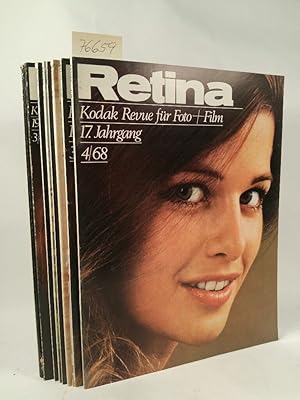 Retina - Kodak Revue für Foto und Film - 9 Ausgaben: Heft Nr. 3 und 4/ 1968; Heft 1 bis 4/1969; H...