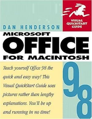 Bild des Verkufers fr Microsoft Office 98 for Macintosh (Visual QuickStart Guide) zum Verkauf von WeBuyBooks