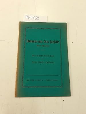 Stimmen aus dem Jenseits. Meine Ahnentafel - eine wahre Erzählung von Maria Josefa Rothbeirin