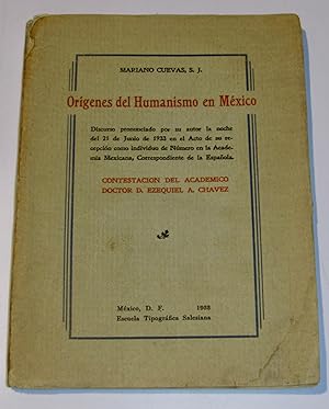 Imagen del vendedor de Origenes del Humanismo en Mexico a la venta por Librera Urbe