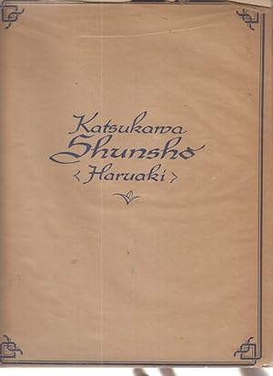 Katsukawa Shunsha (Haruaki). Ostasiatische Graphik Bd. 3