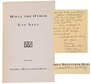 Imagen del vendedor de What The Other Eye Sees (Signed First Edition) a la venta por Jeff Hirsch Books, ABAA