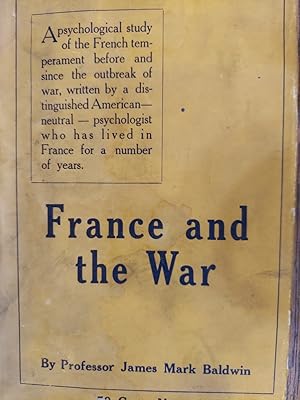 France and the War : As Seen By An American