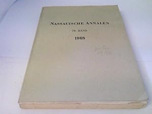Nassauische Annalen 1968, Band 79. Jahrbuch des Vereins für Nassauische Altertumskunde und Geschi...