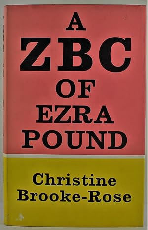 A ZBC of Ezra Pound 1st Edition