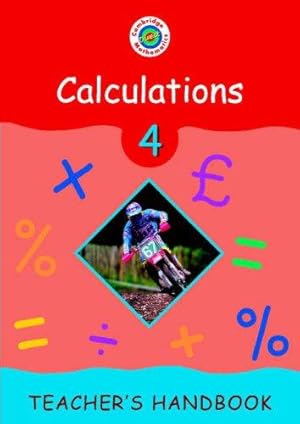 Imagen del vendedor de Cambridge Mathematics Direct 4 Calculations Teacher's book a la venta por WeBuyBooks