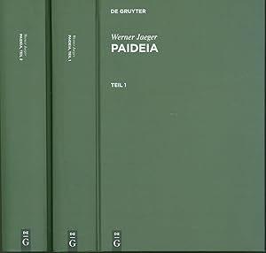 Seller image for Paideia. Teil 1 und Teil 2 in 2 Bnden (komplett). Die Formung des griechischen Menschen. Von Werner Jaeger. for sale by Antiquariat Lenzen