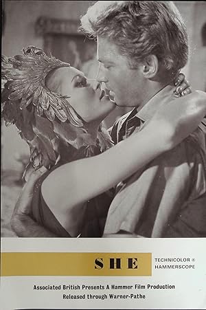 Seller image for She English Synopsis Sheet 1965 Ursula Andress, Peter Cushing for sale by AcornBooksNH