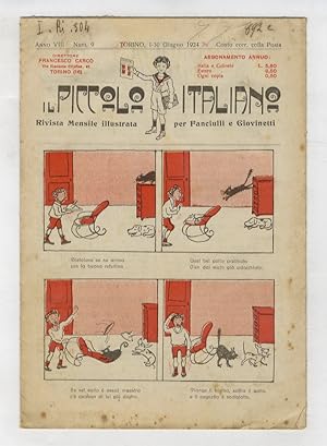 PICCOLO (IL) Italiano. Rivista mensile illustrata per fanciulli e giovinetti. Anno VIII. Num. 9 T...