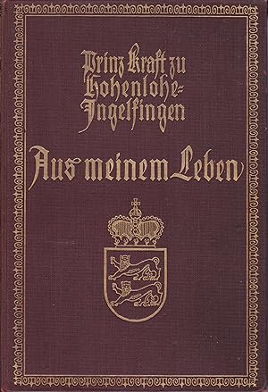 Aus meinem Leben - Aufzeichnungen aus den JAhren 1848-1871