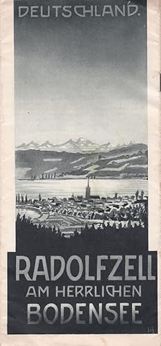 Radolfzell am Bodensee. (Original-Werbeprospekt aus den 30er Jahren).