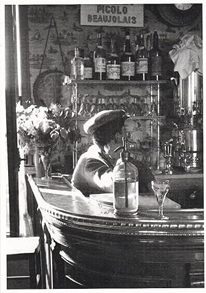 Original-Postkarte mit Abbildung einer Fotografie von René-Jacques. Ansicht: Französische Bar. Pa...