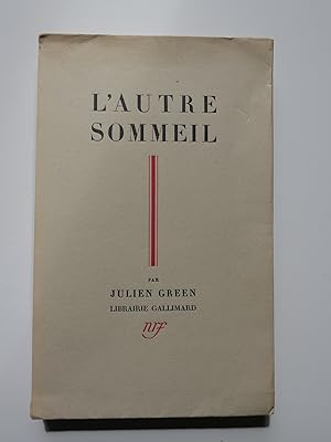 Seller image for L'autre sommeil for sale by Librairie Christian Chaboud