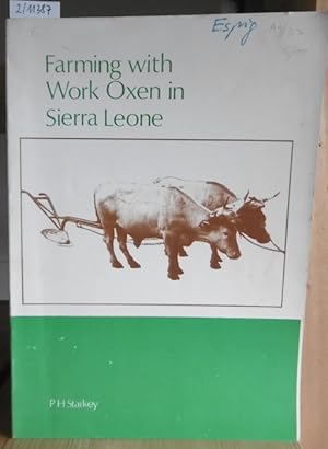 Image du vendeur pour Farming with Work Oxen in Sierra Leone. mis en vente par Versandantiquariat Trffelschwein