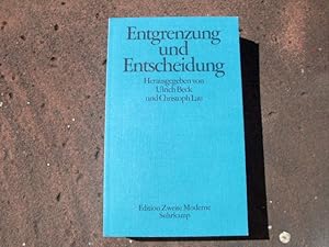 Imagen del vendedor de Entgrenzung und Entscheidung: Was ist neu an der Theorie reflexiver Modernisierung? Umschlag gestaltet nach einem Konzept von Willy Fleckhaus von Werner Zegarzewski. (= Reihe: Edition Zweite Moderne. Herausgegeben von Ulrich Beck). a la venta por Versandantiquariat Abendstunde