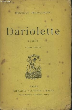 Seller image for Dariolette for sale by Le-Livre