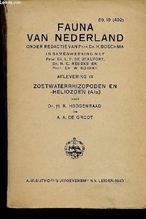 Imagen del vendedor de Fauna van Nederland. Zoetwaterrhizopoden en Heliozon. Aflevering IX a la venta por Le-Livre