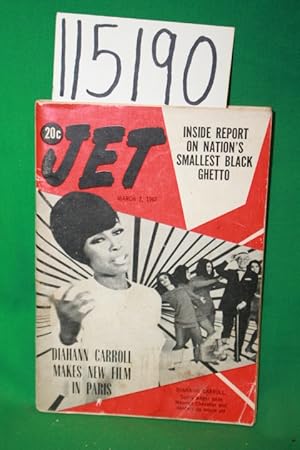 Image du vendeur pour Jet Magazine 1967 March 2 Diahann Carroll on Cover mis en vente par Princeton Antiques Bookshop
