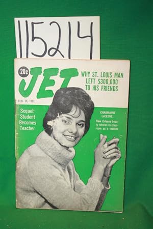 Image du vendeur pour Jet Magazine 1961 Feb 16 Charmaine LeCesne mis en vente par Princeton Antiques Bookshop