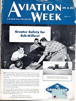 Seller image for Aviation Week: Volume 56, No. 17: April 28, 1952 for sale by Dorley House Books, Inc.