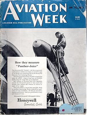 Seller image for Aviation Week: Volume 54, No. 3: January 15, 1951 for sale by Dorley House Books, Inc.