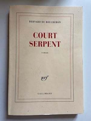 Imagen del vendedor de Court Serpent a la venta por Librairie Axel Benadi