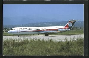 Seller image for Ansichtskarte Flugzeug, Linienflugzeug der Fluglinie Dan Air London, BAe One-Eleven 518FG for sale by Bartko-Reher