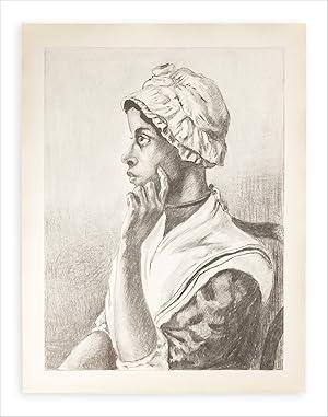 [Large Portrait Print of Phillis Wheatley, issued by the Associated Publishers, a Black Publishin...